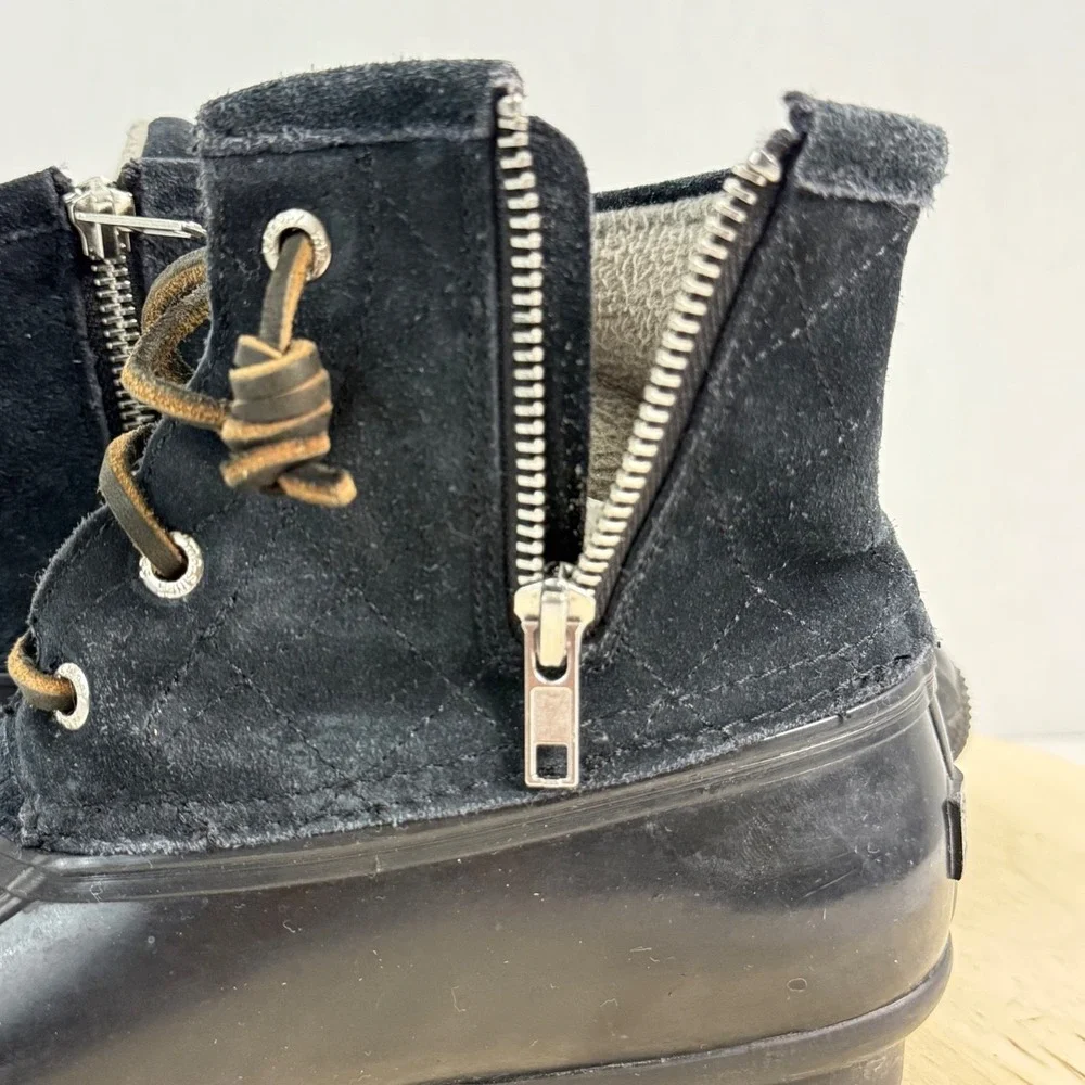 SPERRY Women's Shoes Top-Sider Saltwater Duck Boots Waterproof Outdoor Size 7